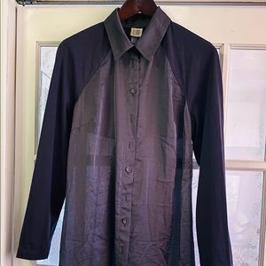 Long shirt in black and gray